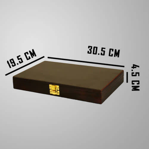 Gun Rifle Shotgun Pistol Cleaning Kit Wood Case Universal Tools Gun