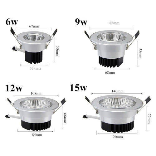 3W Mini LED COB  Downlight Recessed LED Ceiling Lamp