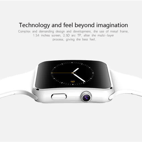 X6 Curved Screen Bluetooth Smart Wrist Watch Phone