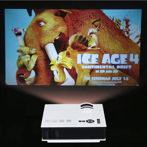 Mini Portable LED Projector Home Theater Beamer Multimedia