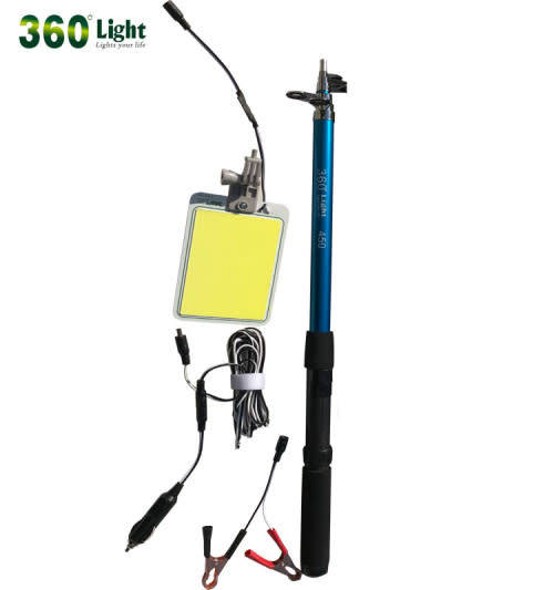 Telescopic Fishing Rod Led Light Outdoor Multifunction Lamp