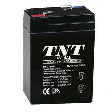 6V/4Ah Rechargeable Valve Lead-acid Battery for Emergency Light