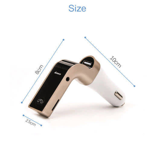 G7 Car Charger Wireless MP3 Music Player LCD Display Bluetooth Audio Receiver