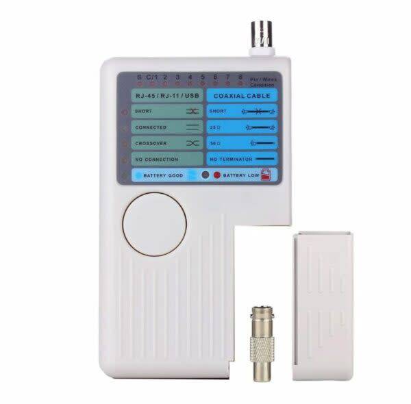 4-In-1 Remote Cable Tester For Rj11/Rj45/Usb/Bnc Cables
