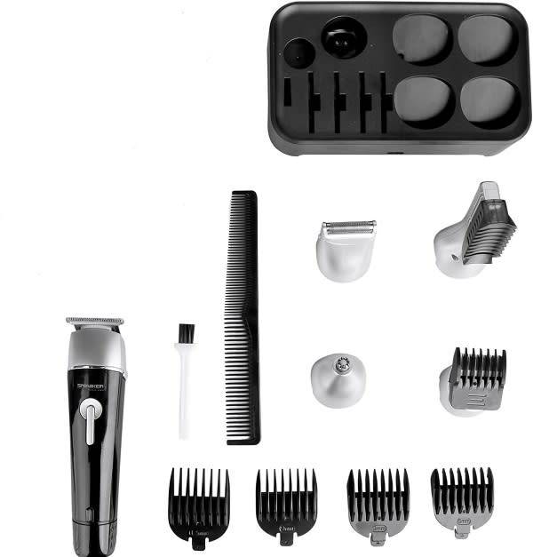 Rechargeable 5-In-1 Hair Clipper Grooming Kit 5W