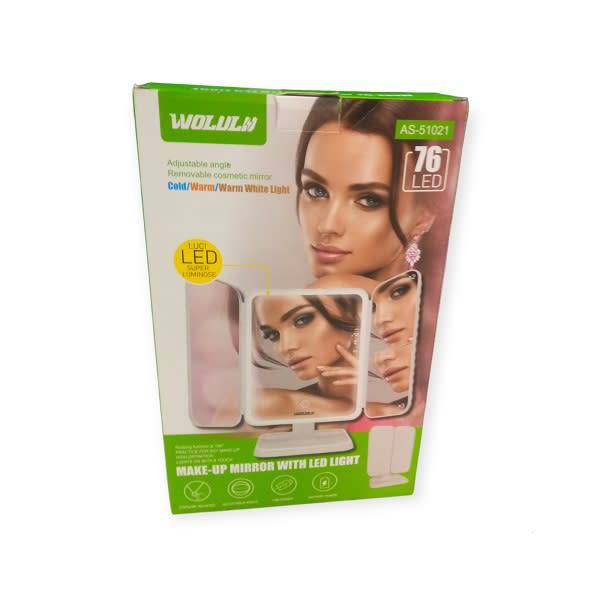 Rechargeable 76 Led Vanity Mirror Three Light Mode