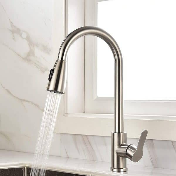 Kitchen Pull-Out Telescopic Rotating Fauceta