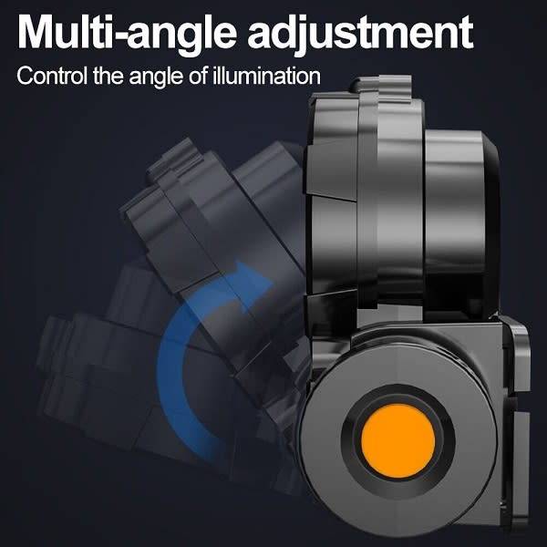 Rechargeable 3W Led+Cob High Brightness Headlight