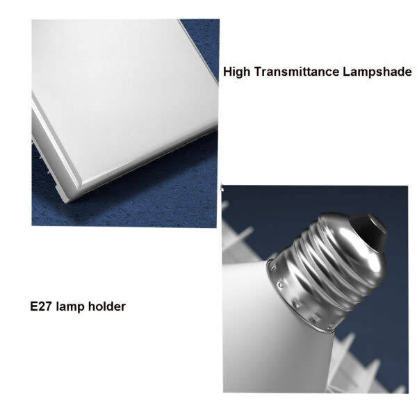 15W E27 Led Square Light 15W 60 Degree Rotation