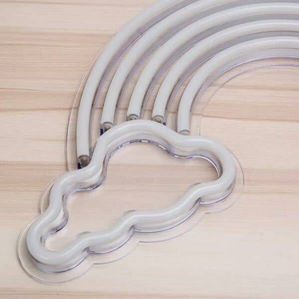 Led Rainbow Cloud Neon Sign