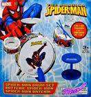 Brand NEW SPIDERMAN Playing DRUMS  - R1 NO Reserve Auction, lovely Christmas Gift