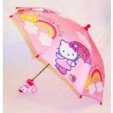 Beautifull, Hello Kitty Pink and white umbrella with pink wistle toy  -R1 No Reserve - Great Gift!