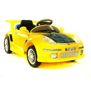 Cool Battery operated Yellow Porce 911 look alike + Bonus Remote for the parents! Great Gift idea