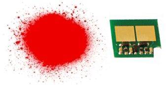 Toner powder and Chip to refill HP 126A Magenta Cartridge