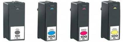 Set of Compatible Lexmark 100XL Cartridges