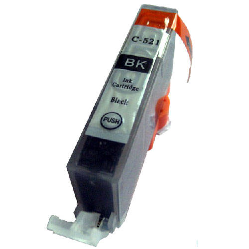 Generic Cartridge for Canon CLi-521 Black with chip for iP4600 / iP3600