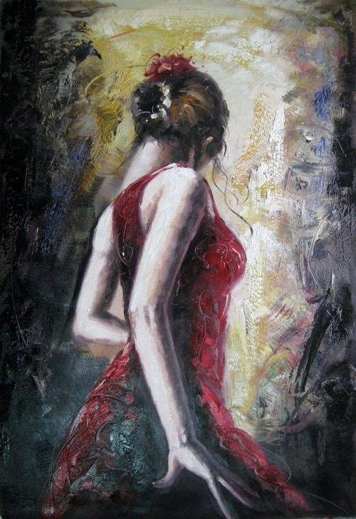 Museum Quality Hand-painted Canvas Signed Oil Painting 70CMX50CM Nude Girls Classical FGI015