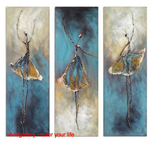 Huge Group Oil Painting Hand-painted Canvas 90cmx90cm Modern Abstract African Women GF3064