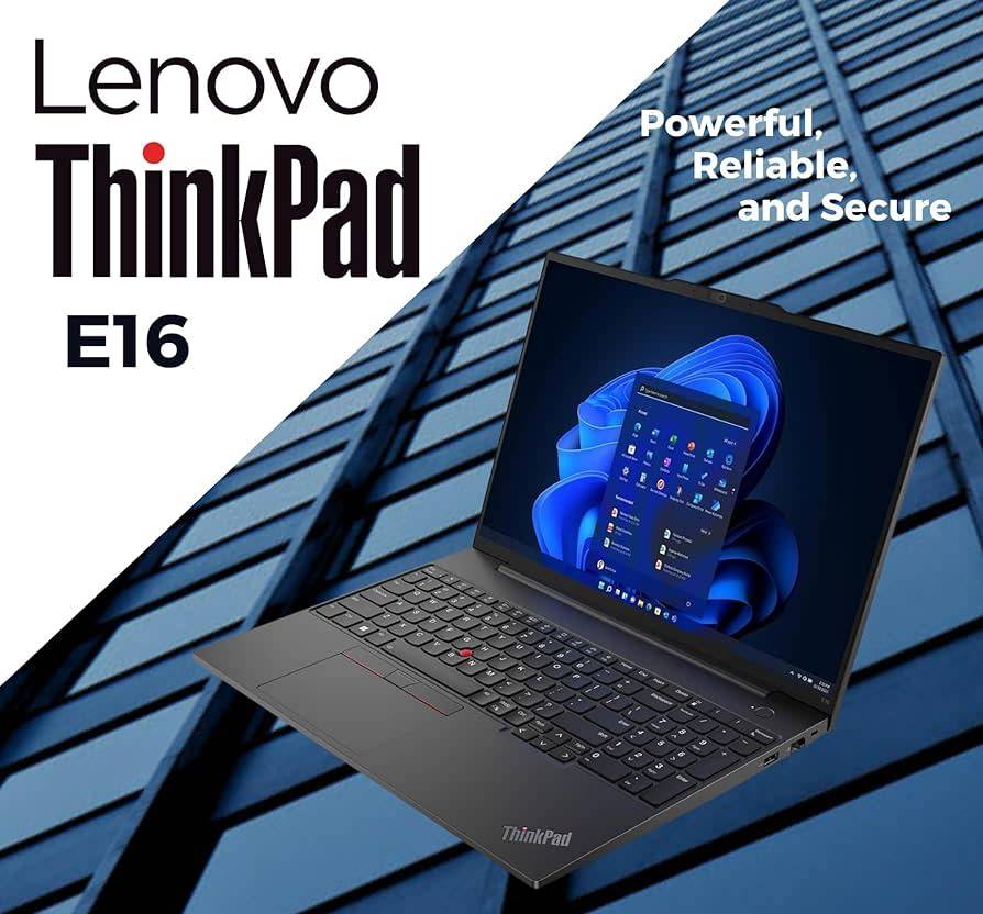 20K RETAIL*LENOVO E16 THINKPAD,13TH GEN INTEL 10 CORE I5,8GB RAM, 512GB NVME SSD, ONLY R11999