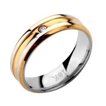 SILVER AND GOLD GP RING! FREE SHIPPING