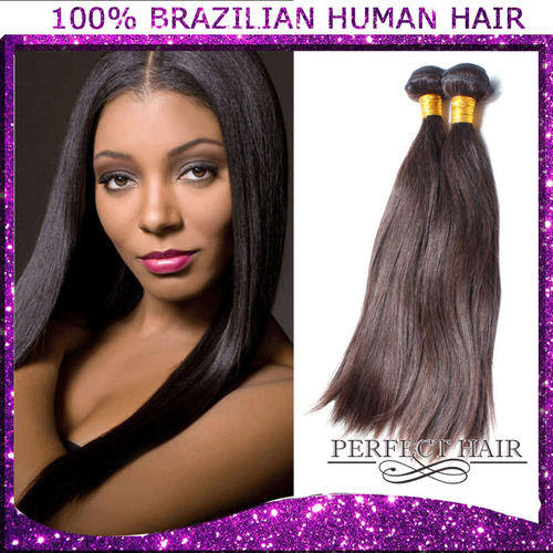 Brazilian Virgin human hair Silky Straight 20"