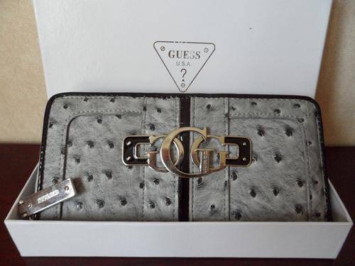 BRAND NEW GUESS WALLET!!! GORGEOUS OSTRICH SKIN FINISH!!!