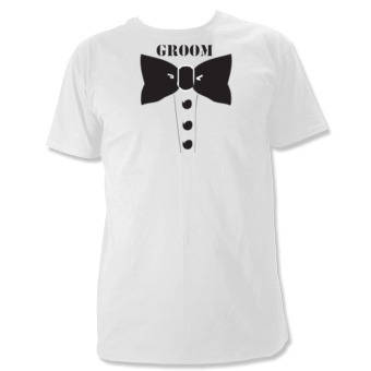 GROOM 'BOW TIE' T-SHIRT