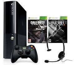 BRAND NEW XBOX 360 500GB + 2 WIRELESS CONTROLLERS + CALL OF DUTY GHOSTS + WIRED HEAD SET