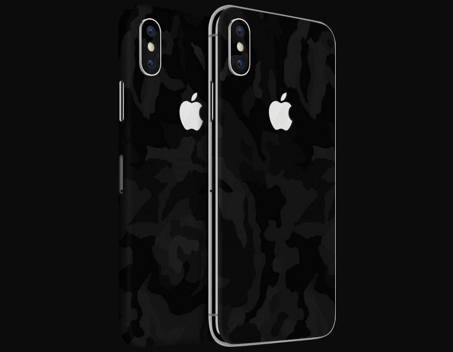 dbrand Black Camo Skin for iPhone X | LOCAL STOCK | Same Day Shipping | x2 Skins | Brand New
