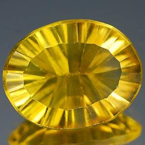 NATURAL 7.21 CARAT YELLOW FLUORITE