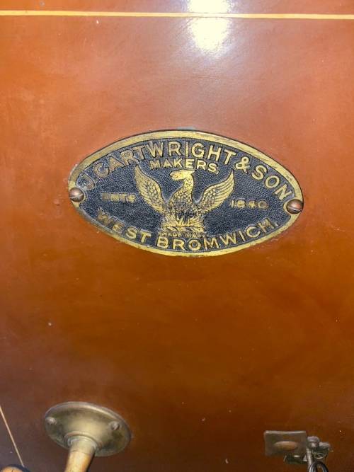 Victorian Cast Iron Safe by J. Cartwright & Son