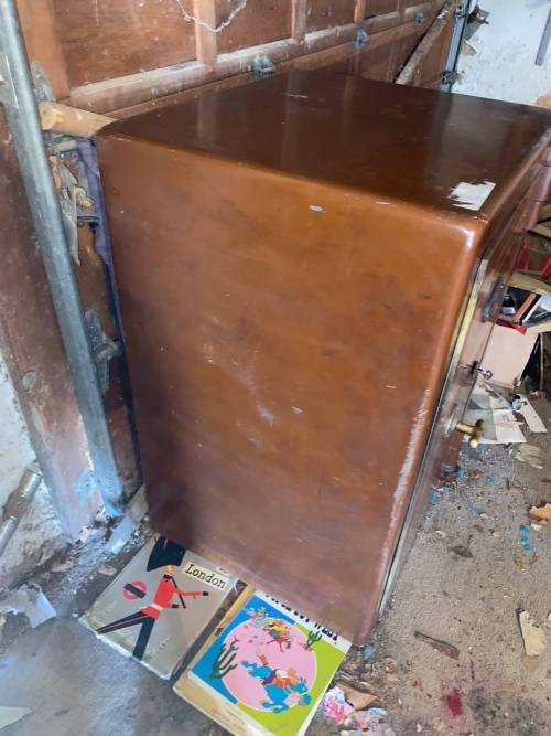 Victorian Cast Iron Safe by J. Cartwright & Son