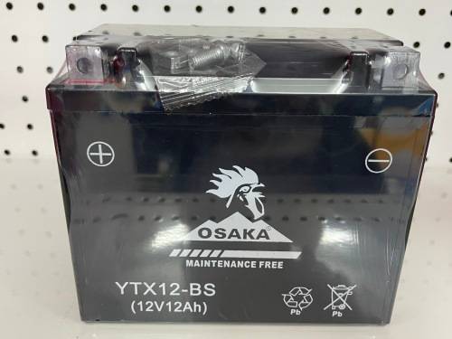 Motorcycle Battery Osaka Type : 12V 12AH