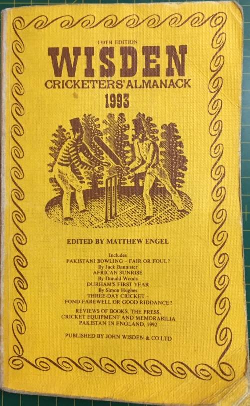 Wisden Cricketers' Almanack - Collection of eight books
