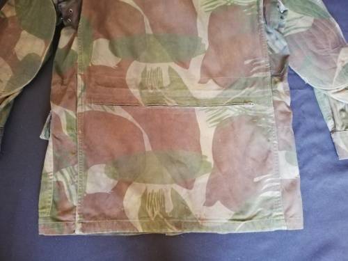Rhodesian Army camo bushjacket. BSAP, dyed. Local postage only.