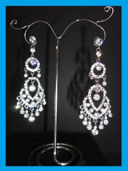 Crystal Chandelier Piercing Earrings