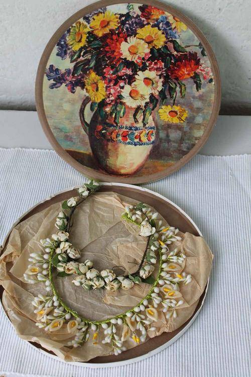 Vintage Flower Head Band