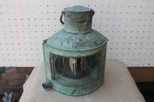 Vintage Starboard Lamp by Simpson Lawrence Ltd