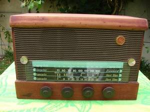 Vintage Valve General Electric X35T Radio Working