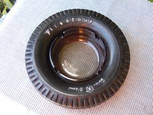 Vintage Firestone Tyre Ashtray Union of South Africa