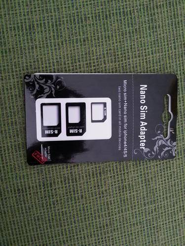 Sim Adaptors for Samsung Galaxy & Iphone ( microsim and nanosim), free eject pin