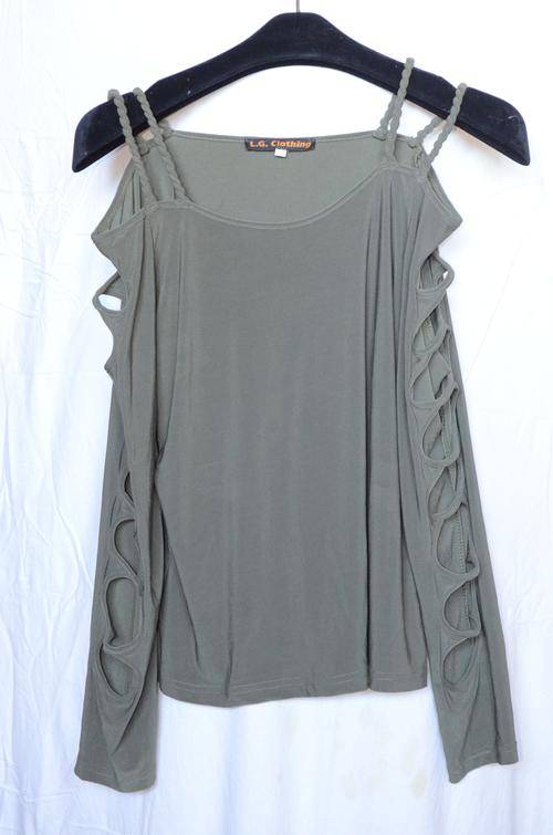 Olive Green Sexy Top (Size M)