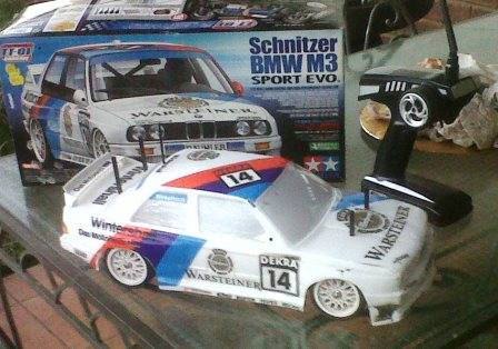 Tamiya Item 58323 - 98000 Schnitzer BMW M3:  With original Box and Free Items