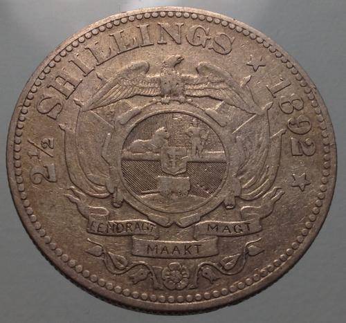 1892 ZAR 2.5 Shillings/Halfcrown VF