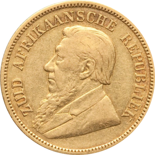 Rare ZAR Gold | 1892 ZAR Halfpond XF | Raw Specimen | Scarce First Year Of Issue