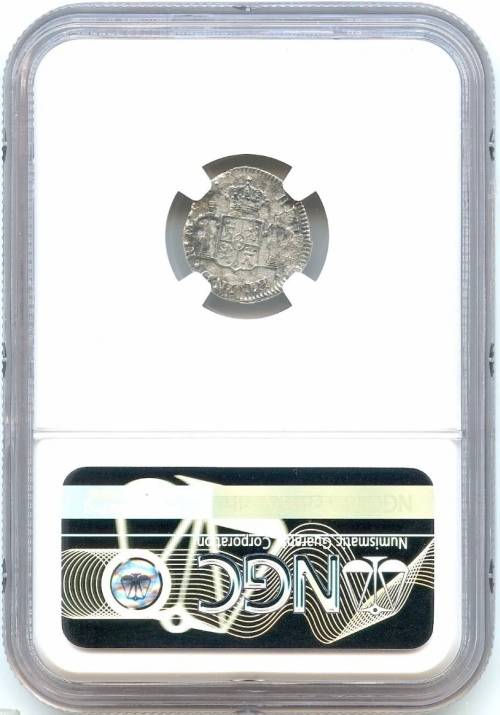 El Cazador Shipwreck: (1772-83) Spanish Colonies (Mexico) 1/2R NGC Certified