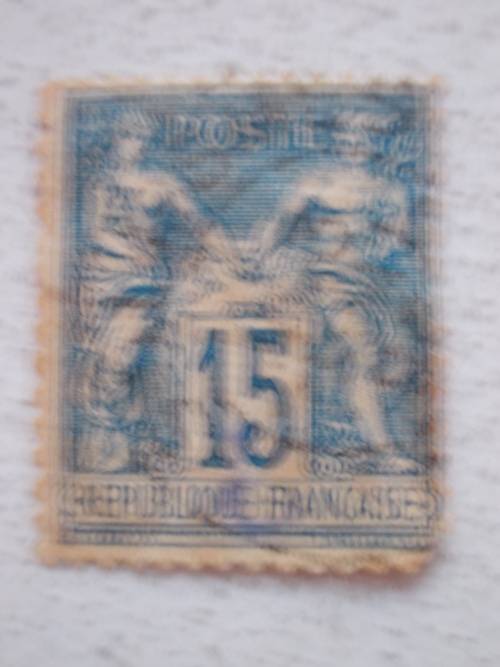 France 1877 "Peace and Commerce" 15 cents