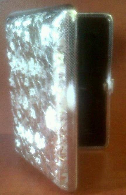 Silver E-Cigarette holder