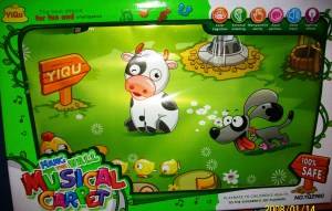 Animal musical crawling carpet