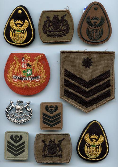 SA Army Infantry Corps NCO Ranks Lot